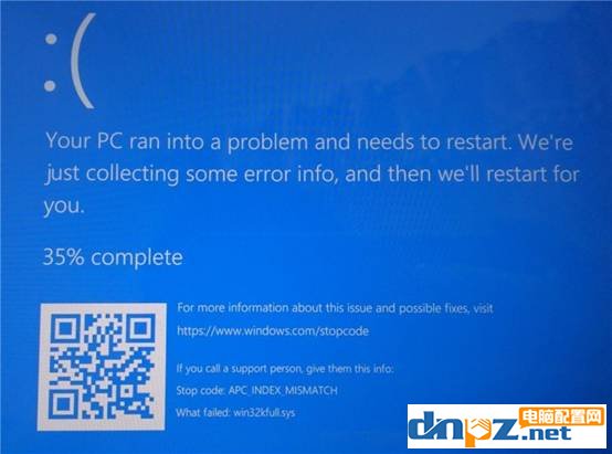 win10更新后打印机蓝屏APC_INDEX_MISMATCH win32kfull.sys-欢迎各位,本站专注于收集分享各种最新资源、技术教程、绿色软件、还有来自全网的网站模板、网站源码分享以及各种去广告软件下载小哥互联